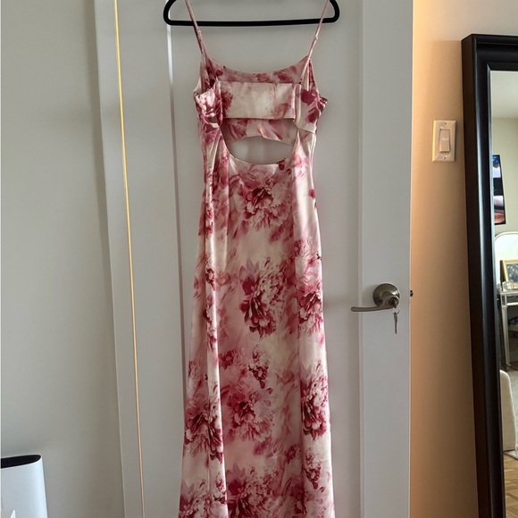 Garage Pink Floral Maxi Dress - Picture 2 of 2